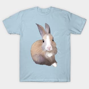 Brown Baby Rabbit _ Bunniesmee T-Shirt